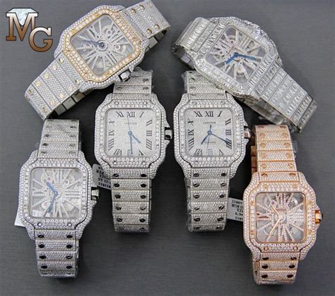 iced out cartier love bracelet replica|cartier iced out watch value.